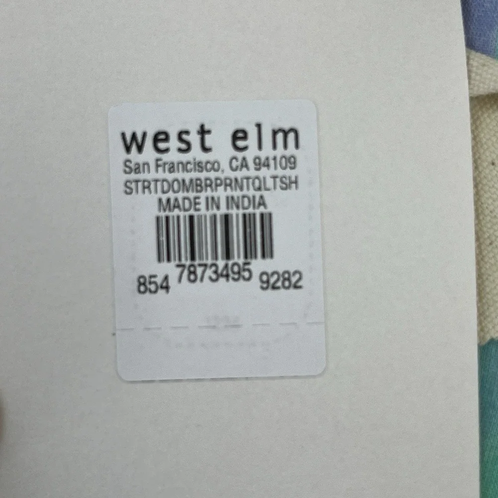 West Elm Kids‎ Striated Ombre Standard Size Pillow Sham 26
